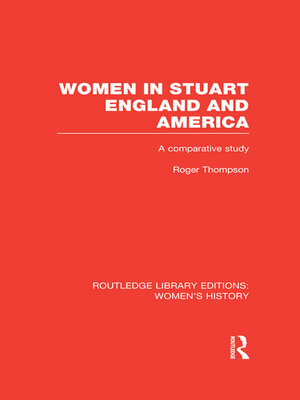 cover image of Women in Stuart England and America